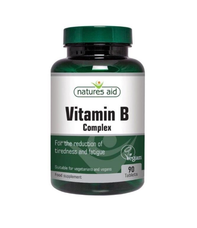 Natures Aid Vitamin B Complex 90 Tablets - Fine Fettle Foods